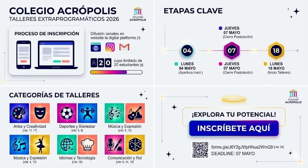 TALLERES EXTRAPROGRAMÁTICOS 2026